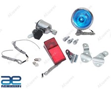 Oldtimer Fahrrad Fahrrad Komplett Beleuchtung Dynamo Frontlampe Rücklicht