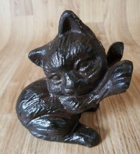 Katze Guss Gusseisen Türstopper Guss Tür Fenster Stopper Landhausstil