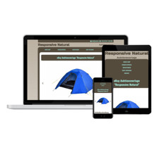 eBay HTML Template 2024 Responsive Natural Vorlage mobile optimiert +Editor