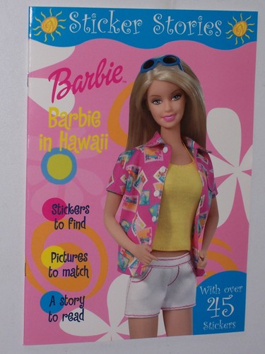 Barbie hawaii sticker - in,