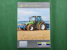 Prospekt Traktoren Deutz Fahr Agrotron 80 - 105  MK 3