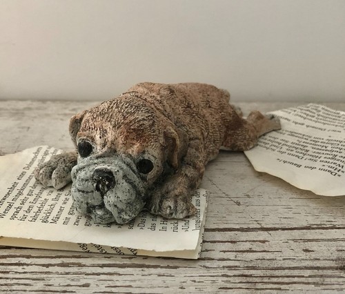 Deko hund bulldogge - deko,