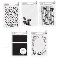 Prägeschablone DIN A5 Embossing Folder extra groß XL, Xcut