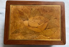 Alte Holz Schatulle mit