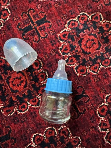 Mini babyflasche aus - mini-babyflasche, glas_