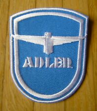 Aufnäher / Aufbügler/ Patch: ADLER Motoren Werke - Logo - blau / weiss - Rar!