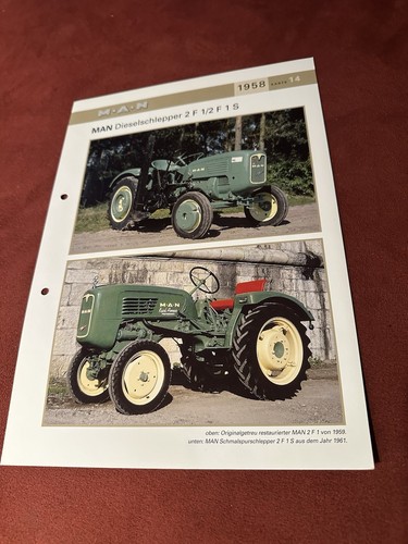 Man dieselschlepper 2f1 - man,