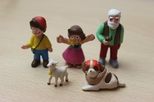 Heidi komplette Serie Heimo 70er Peter Großvater Bernhardiner Ziege Figur Comic