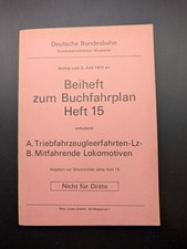 Buch Buchfahrplan Beiheft