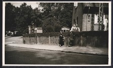 Foto-AK Lyngby, Old People´s Cottages 