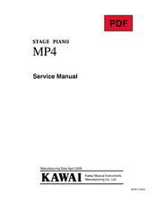 Kawai MP4 Service Manual with