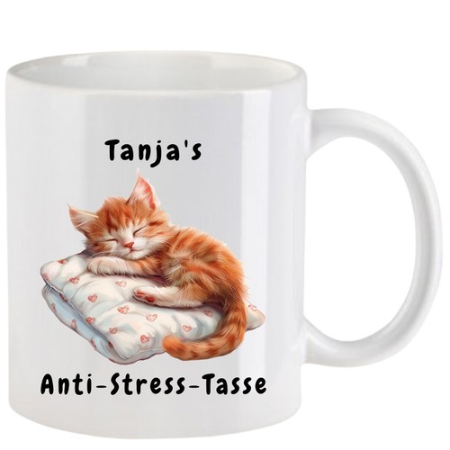 Anti stress tasse katzenmotive - anti,