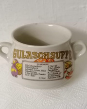 Suppentasse + Rezept -Gulasch-