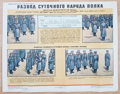 Sowjetisches militärplakat - sowjetisches,