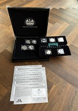 9 x  Silbermünzen - Fabulous