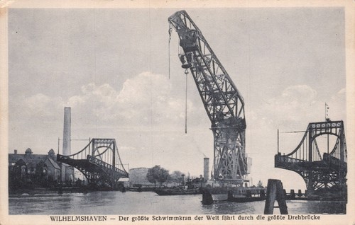 Wilhelmshaven größte - ak, wilhelmshaven,