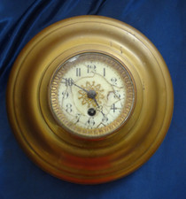 Antike Wanduhr Messing