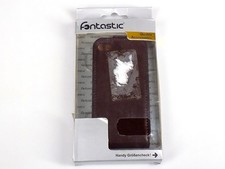 Fontastic LTAPIPHONE4KL04-7 Flip Schutzhülle Case Leder Braun für Apple iPhone 4