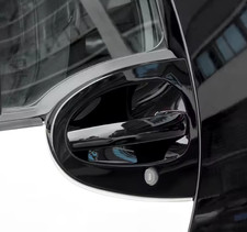 Glanz Schwarz Türgriffe