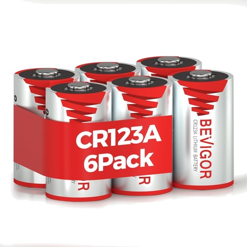 Cr123a lithium batterie - lithium, 6er