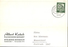 Stolberg - Büsbach , Albert Kutsch , Fleischereibedarf