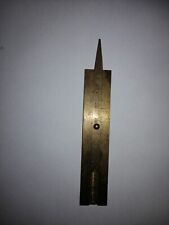 alter Profiltiefenmesser aus Messing 0 - 30 mm