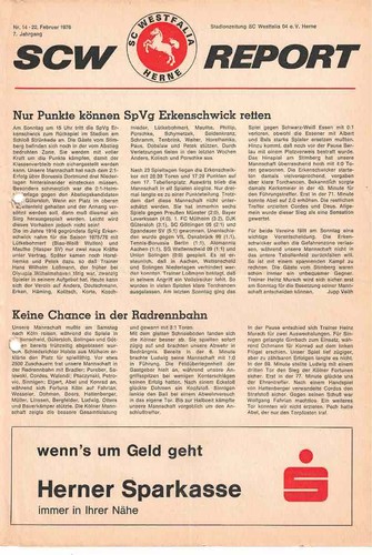 Fussball programmheft 76 - fussball-programmheft, 75/76
