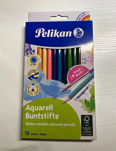 Pelikan aquarell buntstifte - pelikan, aquarell-buntstifte