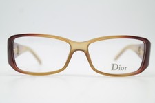 Vintage Brille Christian Dior CD3138 RPJ Braun Weinrot Gold Eckig Brillengestell