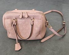 Louis Vuitton Speedy Bandoulière Schultertasche 25 Rosa Monogram Empreinte Leder