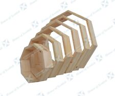 ACHTECKIGE SCHAMANISCHE TROMMEL HOLZREIFEN, 8 ECKEN BODHRAN EINHEIMISCHER RAHMEN TROMMELSCHALEN