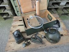 Dominit W 262 Suchscheinwerfer Scheinwerfer Handscheinwerfer  Holzkiste Zub D63