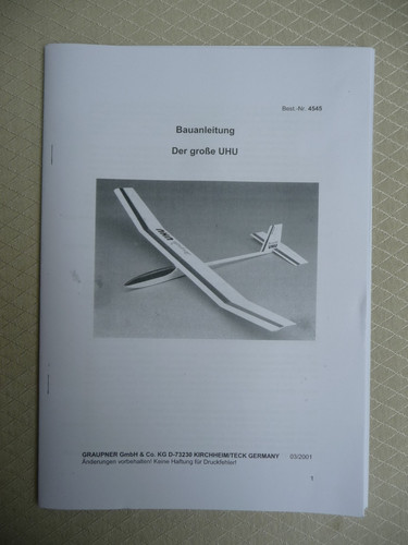 Bauanleitung der große uhu - der,