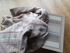 Bassetti Plaid  Wohndecke + 4x