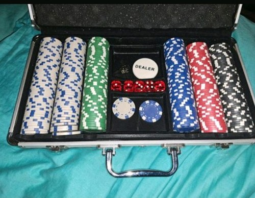 Poker chip set - chip, im