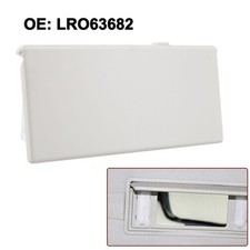 Schlanke Design Auto Sonnenblende mit Kosmetikspiegel in Grau für Land RoverLR0