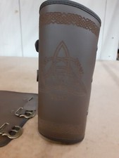 Mytholon Armschienen Leder Braun  Larp Mittelalter Reenactment #22142