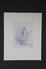 Otto Fuchs Aktzeichnung