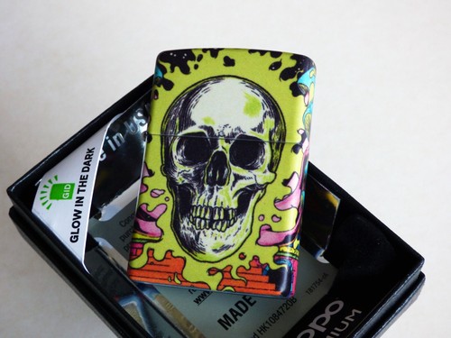 Zippo lighter color skull - lighter,