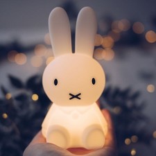 Mr Maria Nachtlicht Leuchte Licht Miffy weiß Silikon LED 15 cm batteriebetrieben