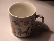 Prag Praha Tasse Becher Thun Karlovarsky Porcelan Tschechien Handmade