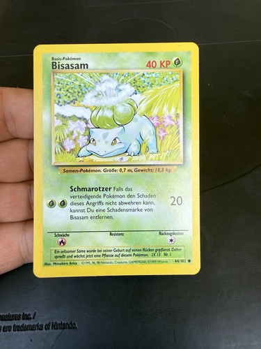 Pokemon karte bisasam base - pokemon, set