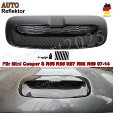 Carbon ABS Lufteinlass Motorhaube Entlüftung für Mini Cooper S R55 R56 R57 07-14