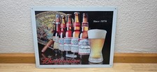 Blechschild   Budweiser  Since 1876