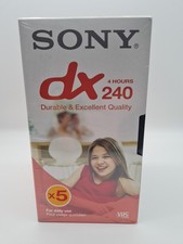 VHS-Video  5 x Sony 240 DX - 4