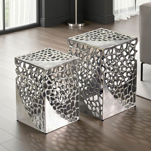 Satztisch silber 2er set - 2er,