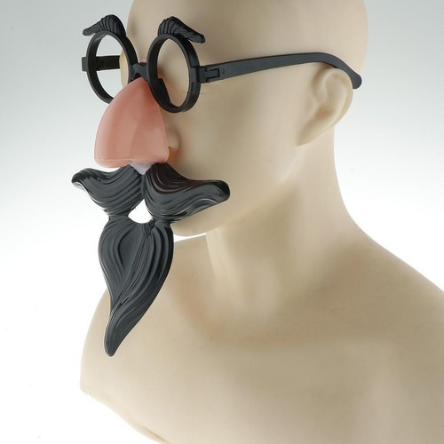 Eine brille mit - mit, lustigen