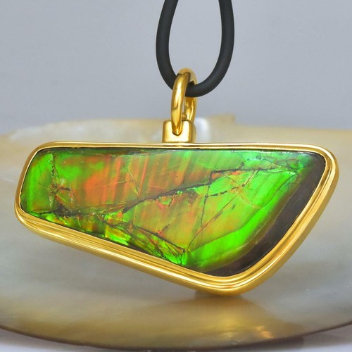 18k gold vermeil anhänger - 18k,
