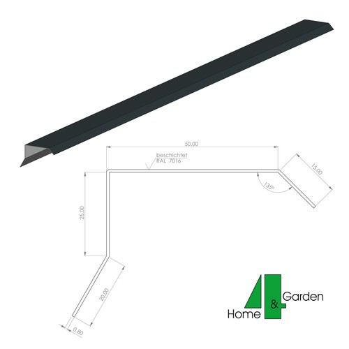 Blendenabdeckung ortgangblech - blendenabdeckung,