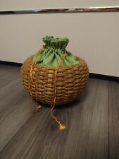 Handarbeitskorb - Nähkorb - Strickkorb - Vintage - 70er Jahre